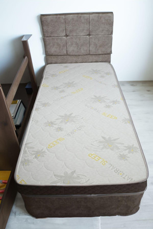 Bedart 15 Cm Tek Kişilik Sünger Baza Yatağı, Unisex Full Ortopedik Yataklar, Lux Çocuk Baza Yatak Bed Art - Image 1