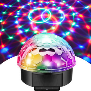 DJ PRO STAGE 6X3 WATT PROFESYONEL LED KÜRE IŞIK/SOUND MODE - Image 1
