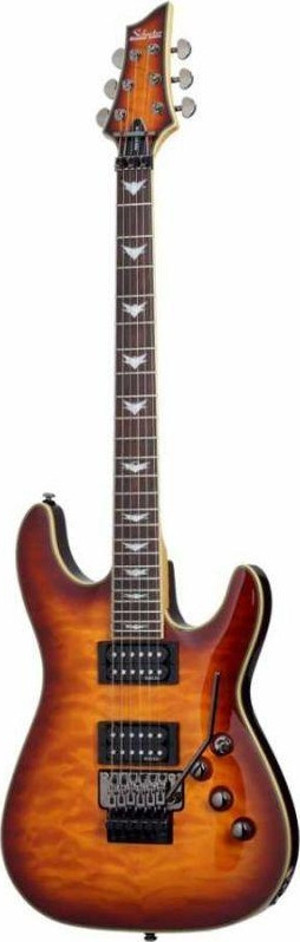 Schecter Omen Extreme 6 FR Elektro Gitar (Vintage Sunburst) - Image 1