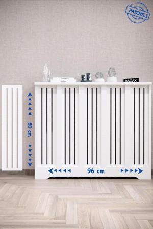 Bagax Efes Model, Beyaz Renk, 96 Cm Petek Kaplama, Dresuar - Image 1