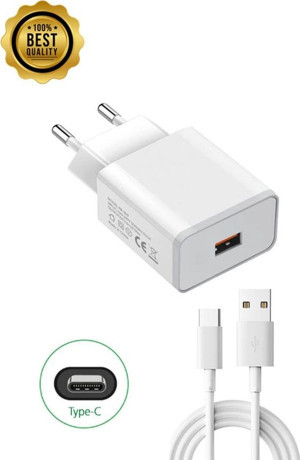 18W Hızlı Şarj Aleti Qualcomm Quick Charger USB To Type-C Kablolu - Image 1