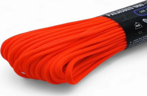 Polyester Paracord İp 4 mm Neon Turuncu Renk 30 Metre - Image 1
