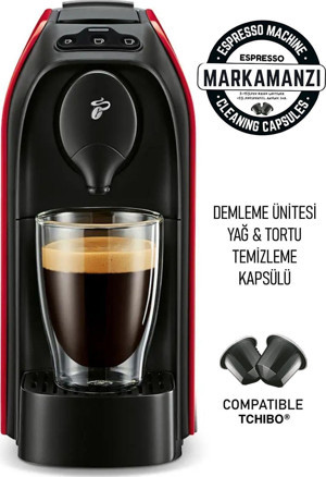 Markamanzi Kapsül Espresso Kahve Makineleri Yağ Ve Tortu Temizleme Kapsülü 2 Adet | Tchibo & Cafissimo Uyumlu - Image 1