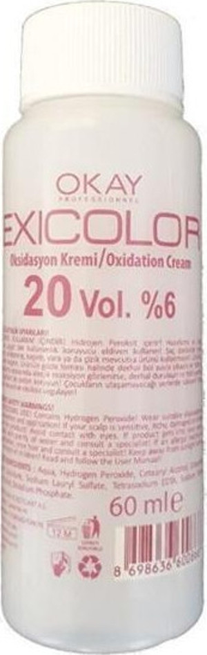 Exicolor Oksidan Peroksit 60 Ml 20 Volüm %6 - Image 1