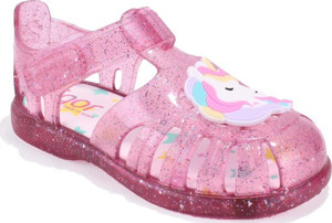 Igor S10341 Tobby Unicornio Fuşya Şeffaf Ortopedik Günlük Kız Çocuk Sandalet - Image 1