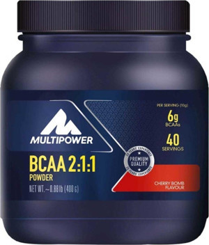 Multipower Bcaa Powder 400 Gr -kiraz - Image 1