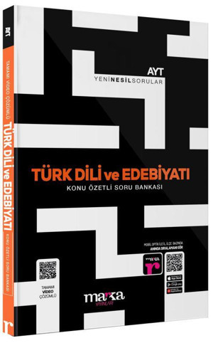 2025 AYT Türk Dili ve Edebiyatı Konu Özetli Yeni Nesil Soru Bankası Tamamı Video Çözümlü - Marka Yayınları - Image 1