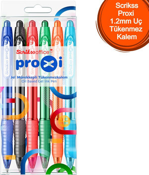 Scrikss Proxi 6 Lı Bilister Tükenmez Kalem - Image 1