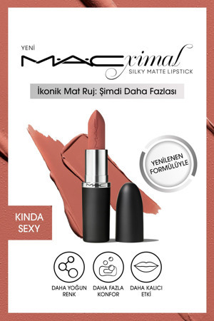 M.A.C M·A·Cxımal Silky Matte Lipstick Moisturizing Intense Color Lipstick - Kinda Sexy Keyon811 - Image 1