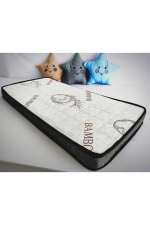 Bamboo Kapitoneli 70X110X10 Soft Bamboo Bebek Yatağı Bmb-007 - Image 1