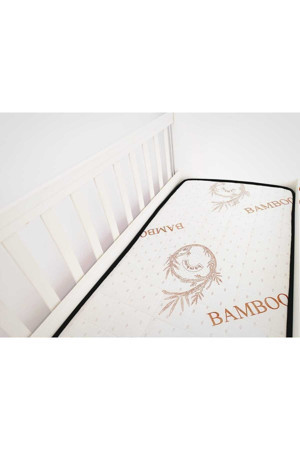 Bamboo Kapitoneli 60X120X10 Soft Bamboo Bebek Yatağı Bmb-006 - Image 1