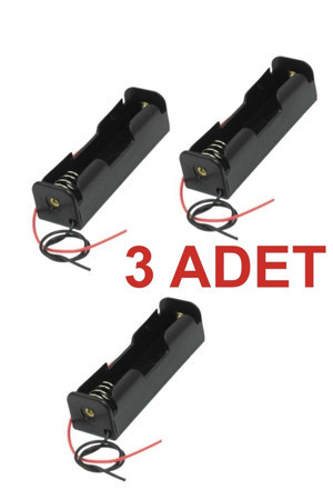 Rodevino 3 Adet 18650 Pil Yatağı Tekli Lityum Ion Pil Yuvası - 1 Kanal - Image 1