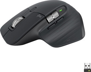 Logitech Mx Master 3S 910-006559 Siyah Şarjlı Sessiz Ergonomik Optik Kablosuz Mouse - Image 1