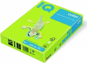 Mondi IQ Color Renkli Fotokopi Kağıdı A4 80 Gram Fosforlu Yeşil NE1351-NEOGN (500 Lü Paket) - Image 1