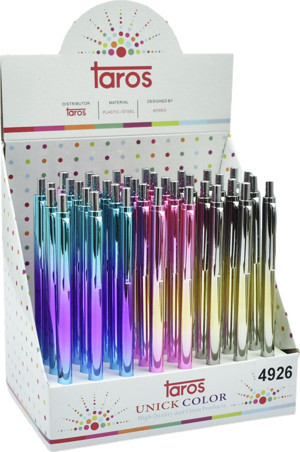 Toros Unick Color Tükenmez Kalem Yuvarlak Gökkuşağı 4926 (48 Li Paket) - Image 1