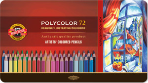 Koh-i Noor Polycolor Sanatsal Kuru Boya Kalemi 72 Renk Of Artist´S Coloured Pencils 3827 72 - Image 1