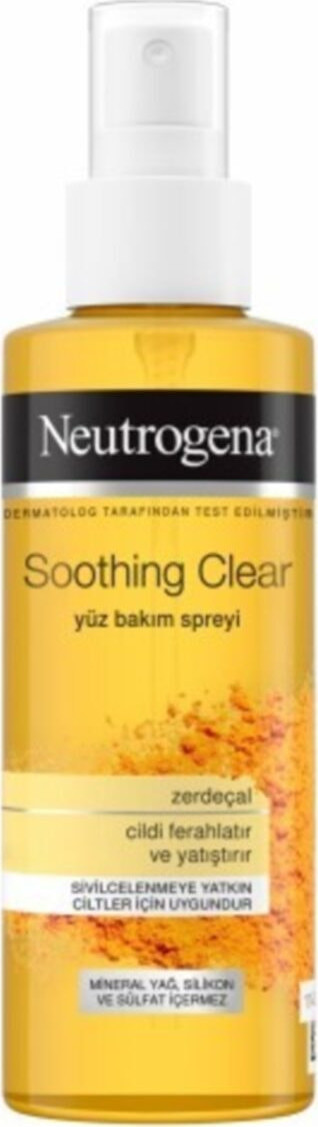 Neutrogena Soothing Clear Nemlendirici Tonik Sprey 125 ml