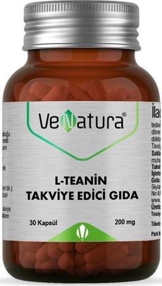 VeNatura L-Teanin 200 mg Takviye Edici Gıda 30 Kapsül