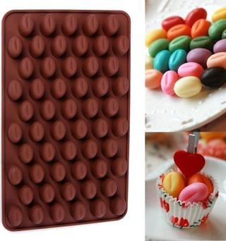 Epinox Kahve Çekirdeği Silikon Çikolata Kalıbı, Kahverengi