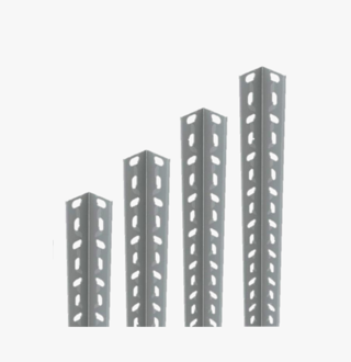 12 Adet 250 Cm Galvaniz Çelik Raf Profil - 2,00 Mm