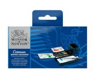Winsor Newton Cotman Sulu Boya Kır Tipi Set 12 X Yarım Tablet LV-WN-0390639