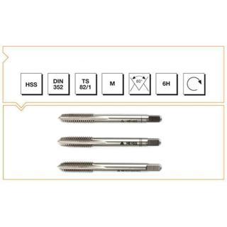 Makina Takım HSS DIN 352 Metrik Normal Vidalı 3'lü Takım Kılavuzu M18 - MTE B00100041800
