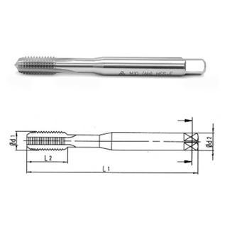 Makina Takım M10 HSS-E DIN371/C Düz Kanallı Makina Kılavuzu - MTE B00105721000