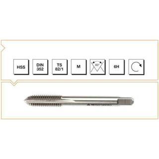 Makina Takım M8 HSS DIN 352 Metrik Normal Vidalı Kılavuz - Son - MTE B00104040800