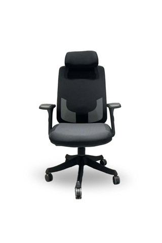 ATLAS SİYAH FİLELİ PROFESYONEL TERLETMEYEN TEKERLEKLİ ERGONOMİK ÇOK SATAN OFİS YÖNETİCİ KOLTUĞU