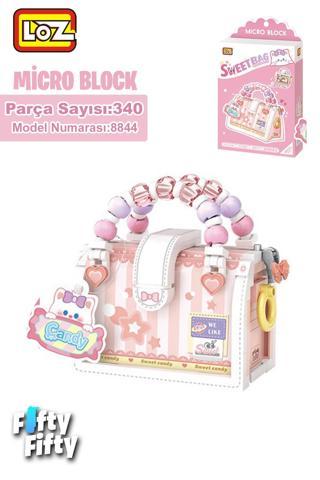 Loz Micro Block Sweet Bag Serisi Boncuklu Çanta 340 Parça Oyuncak Yapım Seti FFLZ-8844