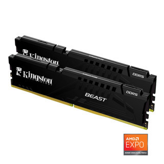 Kingston KF560C36BBEK2/64TR 64 GB (2x32) DDR5 6000Mhz CL36 Beast Expo Bilgisayar Bellek