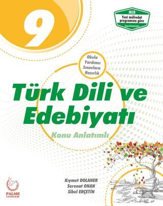Palme Yayınevi 9, Sınıf Türk Dili Ve Edebiyati Kitabı Konu Anlatimli - Palme Yayınları
