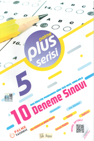 Palme Yayınevi Plus Serisi 5.Sınıf 10 Deneme Sınavı Palme Yayınları