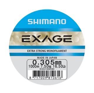 Shimano Exage 1000M 0.355Mm Steel Grey Monoflament Misina