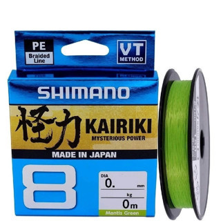 Shimano Kairiki 8 Mantis Green (Yeşil) 0,10Mm 300Mt İp Misina