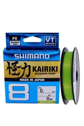 Shimano Kairiki 8 Mantis Green (Yeşil) 0,13Mm 300Mt 8Kat İp Misina