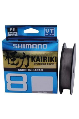 Shimano Kairiki 8 Steel Gray (Gri) 0,20Mm 150Mt 8Kat İp Misina