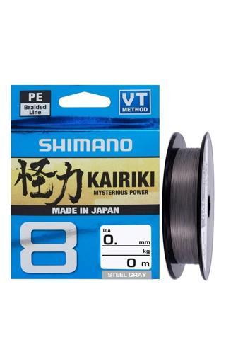 Shimano Kairiki 8 Stell Gray (Gri) 0,19Mm 300Mt 8Kat İp Misina