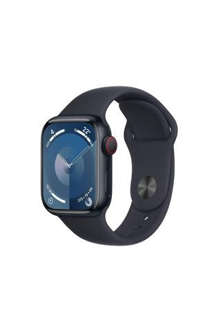 Apple Watch Seri 9 Gps 41MM Gece Yarısı Alüminyum Kasa Spor Kordon - S/m MR8W3TU/A