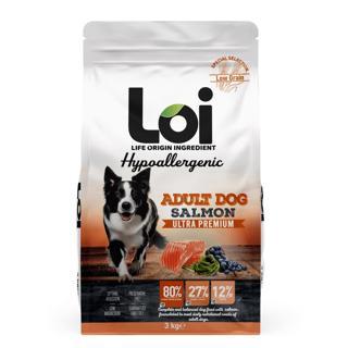 Loi Hipoalerjenik Köpek Maması Somonlu 3 Kg
