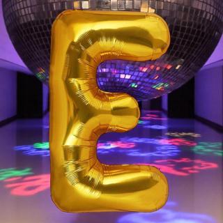VIP YÜKSEK KALİTE 1 METRE GOLD E HARFİ FOLYO BALON GOLD E HARF BALON HELYUM GAZINA UÇAN BALONA UYGUN