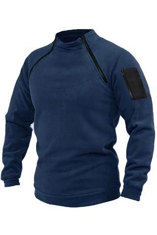 Ghassy Co. Erkek Airforce Tactical Thermal Tech. Fonksiyonel Kol Cepli Polar