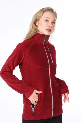 GHASSYCO. KADIN TAM FERMUARLI POLAR CEKET