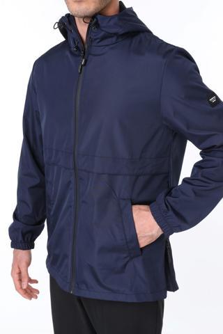 Ghassy Co.Erkek Rüzgarlık/Yağmurluk Outdoor Yırtmaç Detaylı Mevsimlik Taş Spor Ceket