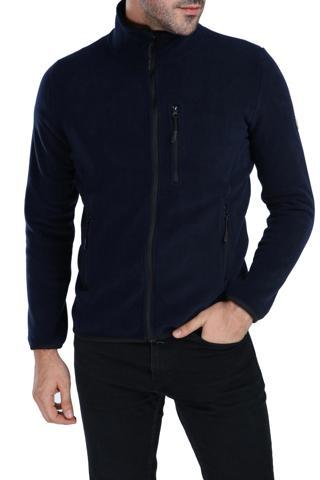 GHASSYCO. ERKEK TAM FERMUARLI POLAR CEKET