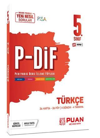 5. Sınıf Türkçe PDİF Konu Anlatım Föyleri Puan Yayınları - Puan Yayınları