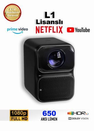 Wanbo TT 650 Ansi Lümen L1 Lisanslı 1080p Linux OS Projeksiyon Cihazı