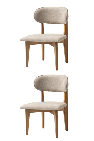 Nergis Sandalye Ahşap Gürgen 2 Li Set Cafe,Restaurant,Mutfak,Salon,Yemek Odası Sandalyesi 