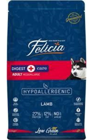 Felicia Medium & Large Kuzu Etli 15 kg Orta ve Büyük Irk Yetişkin Köpek Maması