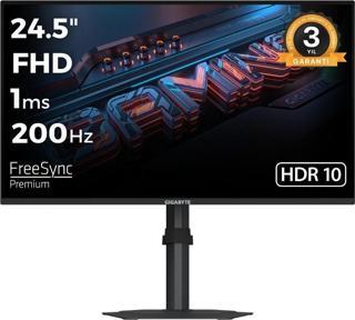 GIGABYTE 24.5" G25F2 200Hz 1ms SS IPS Full HD FreeSync HDR Pivot Flat Gaming Monitör